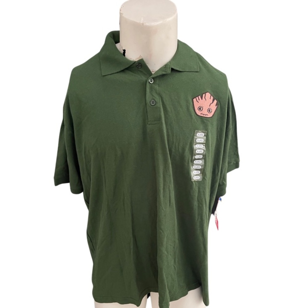 Marvel : Guardians of the Galaxy : Groot Polo : Big & Tall : 3XL : NWT